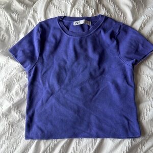 Zara Violet Knit Top